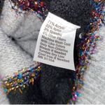 True Craft  Stripe Purple and Gray V-neck Sweater(Size Medium) Photo 4