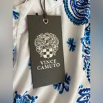 Vince Camuto  Blue and White Wide Leg Pants Photo 6