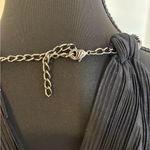 Laundry by Shelli Segal  Black Pleated Midi Dress Size 4 Photo 7