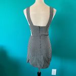 Reformation  Tai Mini Dress Black & White Gingham Flared Short Chic Size 0 Photo 3