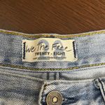 We The Free Light Wash distressed Frayed Jean Shorts size 28 Photo 3