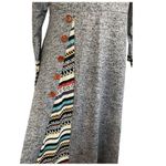 Knit Maxi Dress Gray Tribal
Print Cowl Neck Long Sleeve A Photo 6