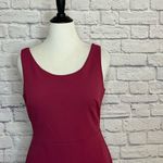 Betsey Johnson  Sleeveless Pink Bodycon Sheath middie Length Dress Size 12 Photo 4