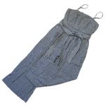 J.Crew NWT Tie-waist Linen Jumpsuit in Navy White Gingham Belted 1-Piece 4 Photo 5