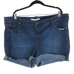 Celebrity Pink Womens Denim Shorts Dark Wash Size 24 Photo 0