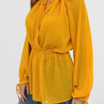ASOS Long orange sleeve smock top Photo 0