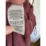 We The Free We The Free People Womens Top Sz XS Miss Rose Surplice Wrap Sweater Raisin NEW Photo 7