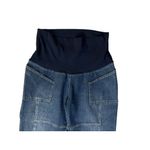 Vintage Ramilee Maternity Cargo Jeans Size 3 M/L 10/12? Stretch Denim Blue Used Photo 4