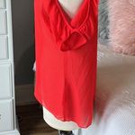Final Touch Red Flowy Top Small Photo 2