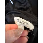 Madewell  Black Cropped Open Back Longsleeve Top Size Small Photo 2