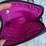 Coach  y2k Signature Black and Hot Pink Canvas Wallet Wristlet Photo 4
