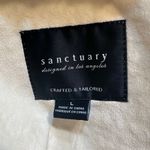 Sanctuary Cream Fuzzy Coat sz L Oversized Shirt Jacket Photo 6