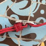 Brighton RED patent Leather Crossbody Bag Photo 7