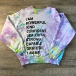 ANINE BING  Tie Dye Graphic Print Crew Neck Size Small Photo 1