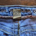 Sneak Peek Light Wash Denim Skinny Jeans With Stretch Light Distressing, Size 5 Photo 7