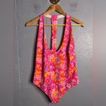 Free People Floral Bodysuit in size Large. NWT Photo 1
