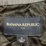 Banana Republic  Gray Long Sleeve Collared Double Breasted Blazer Coat Jacket 8 Photo 2