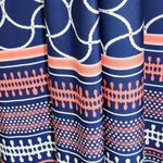 Saint Tropez West Pink and Navy Maxi Dress Size Medium Resortwear Dress Photo 4
