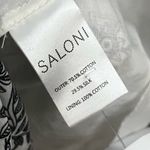 Saloni • Misha Black White Animal Patterned Ruffle Mini Dress Photo 5