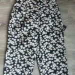 NEW SISTER JANE Floral Jacquard Trousers Black Photo 2
