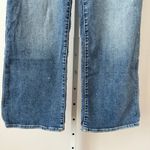 Hudson Rosalie SPL Wide Leg Jeans sz 27 Distressed Denim Minimalist Preppy Blue Photo 2