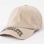 Alphalete  COLLEGIATE VINTAGE CAP Unisex Distressed Dad Hat Sea Shell Photo 0