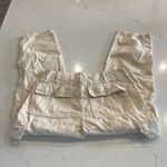 frame denim Frame Relaxed Utility Cargo Pant Cropped‎ in Flax Size 24 Photo 6