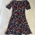 Boden Lily Paisley Puff Sleeve Jersey Dress Size 2P Photo 3