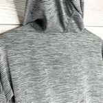 Skechers Gray Stripe Hooded Long Sleeve Athletic Drawstring T-Shirt Size XS Photo 7