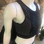 Gaiam  Open Back Black Gray Sports Bra Women’s Size Large Photo 3