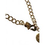 Vintage Kenneth Lane Chain Necklace with Blue Beads and Gold Discs Photo 2