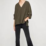 ZARA  V-neck green tunic top▪️size M Photo 7