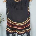 Cecico COPY - multicolored sweater vest with frin… Photo 3