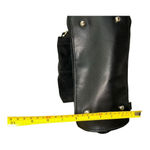 Moda Luxe  Convertible Black Leather Backpack Photo 7