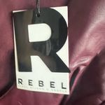 Rebel Wilson c Angels Faux Leather Sleeveless Dress Dark Wine, New with Tags Size 18W Photo 5