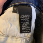 J Brand Rosalie denim button up raw edge blue jean mini skirt size 31 Photo 7