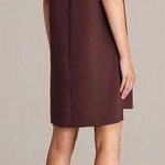 ALLSAINTS Jay Pleated Mini Dress XS Bordeaux Red Semi Sheer Casual Sleeveless Photo 1