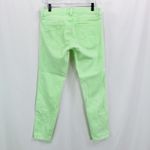 Current/Elliott CURRENT / ELLIOT Lime Green The Stiletto Denim Skinny Jeans Photo 5