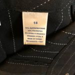 Old Navy  black/grey pinstriped pencil skirt sz 14 Photo 3