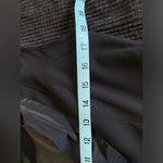 CAbi Tuxedo Vest Silky Ruffled Collar V-Neck 1 Button Cinched Waist Blazer Sz 4 Photo 5