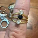 LOT of 9 Costume Jewelry Women's Rings Boho Statement Vintage Assorted Black Photo 7