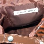 Essence‎ of Beauty Tote/Purse Brown Photo 1