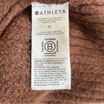 Athleta NWT Layover Crew Sweater in Mahogany Size 2X Merino Exta Fine Wool Comfy Photo 8