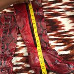 Whimsygoth Gothic Red black snake print knee Photo 4