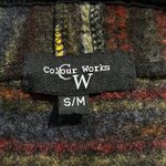 Color Works Rainbow Cape Sweater Size Small/Medium Yellow Photo 4