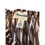 Open Edit  Striped Blouse Balloon Sleeve Boat Neck Lightweight ￼ Photo 5