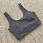 Paragon Fitwear Cristina Capron Sports Bra Low V-Back Sports Bra Grey VEUC Photo 0