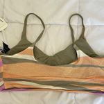 prAna  Swim Top Reversible Willow Falls Pool Beach Padded Comfortable Athletic M Photo 5