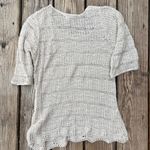 Xhilaration | size large crochet sweater | Cream Knit Sweater Top Photo 4