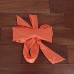 ASOS DESIGN Orange Bow Bandeau Bikini Top Swimsuit Beach Resort Size US 2 Photo 3